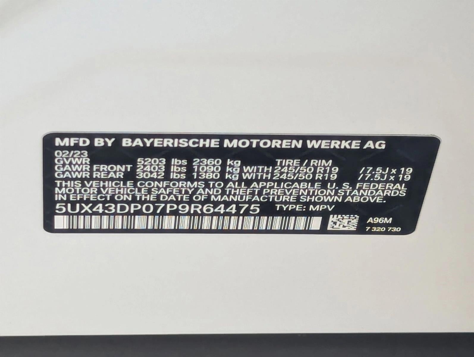 2023 BMW X3 sDrive30i Sports Activity Vehicle
