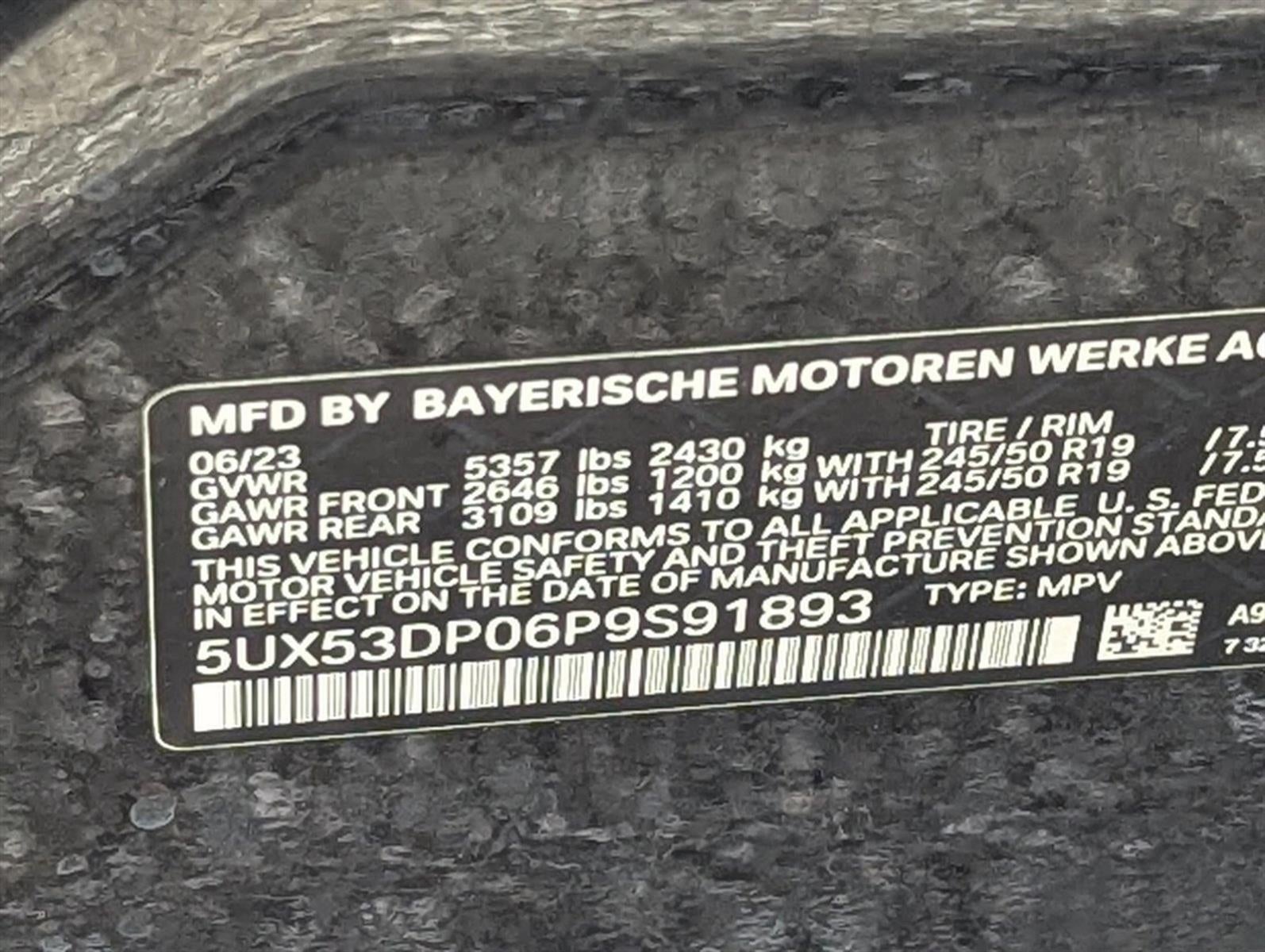 2023 BMW X3 xDrive30i Sports Activity Vehicle