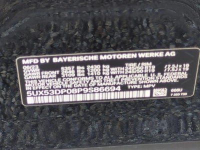 2023 BMW X3 xDrive30i Sports Activity Vehicle