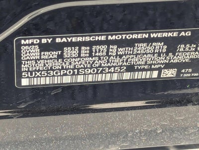 2025 BMW X3 30 xDrive Sports Activity Vehicle