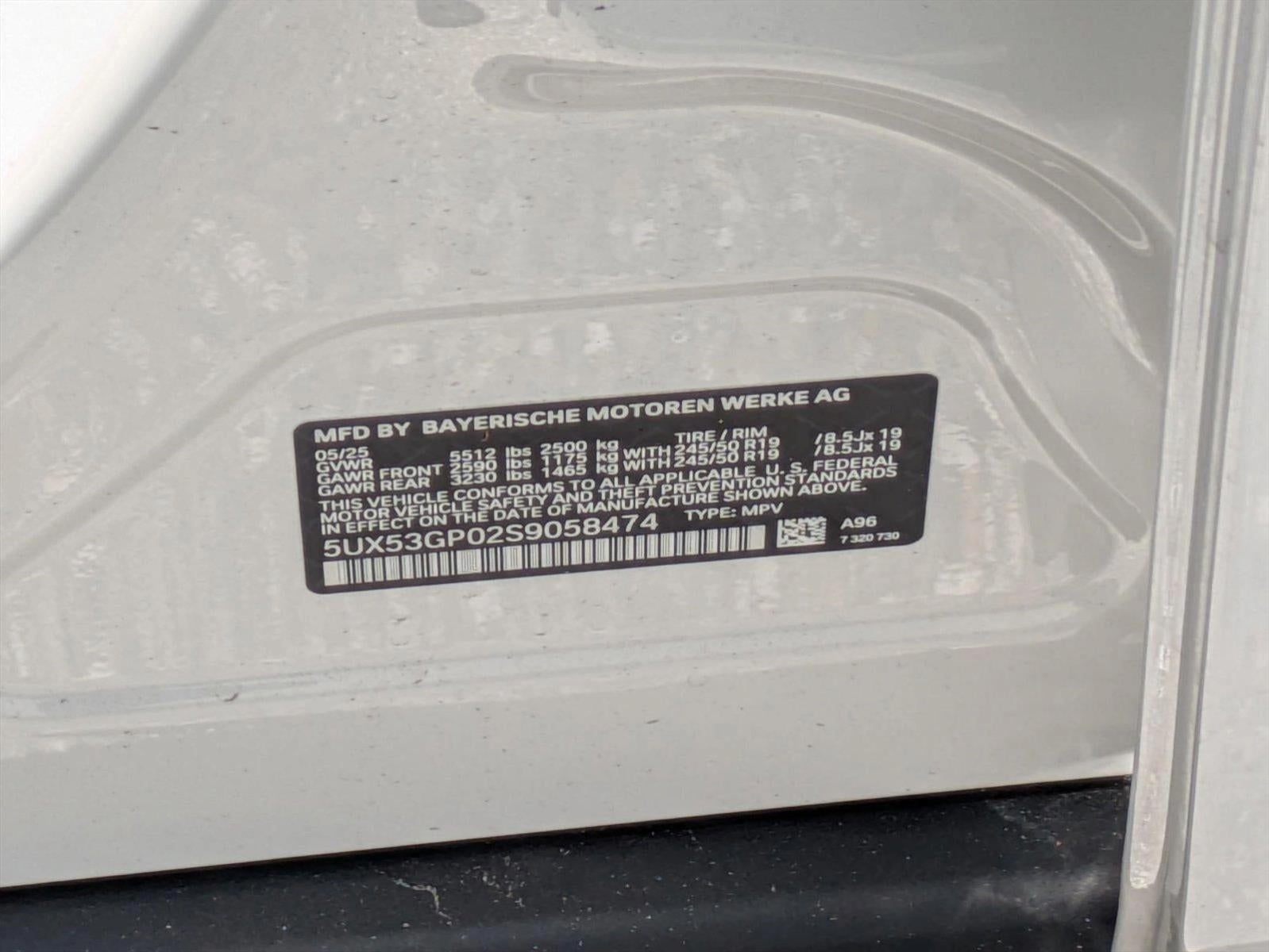 2025 BMW X3 30 xDrive Sports Activity Vehicle