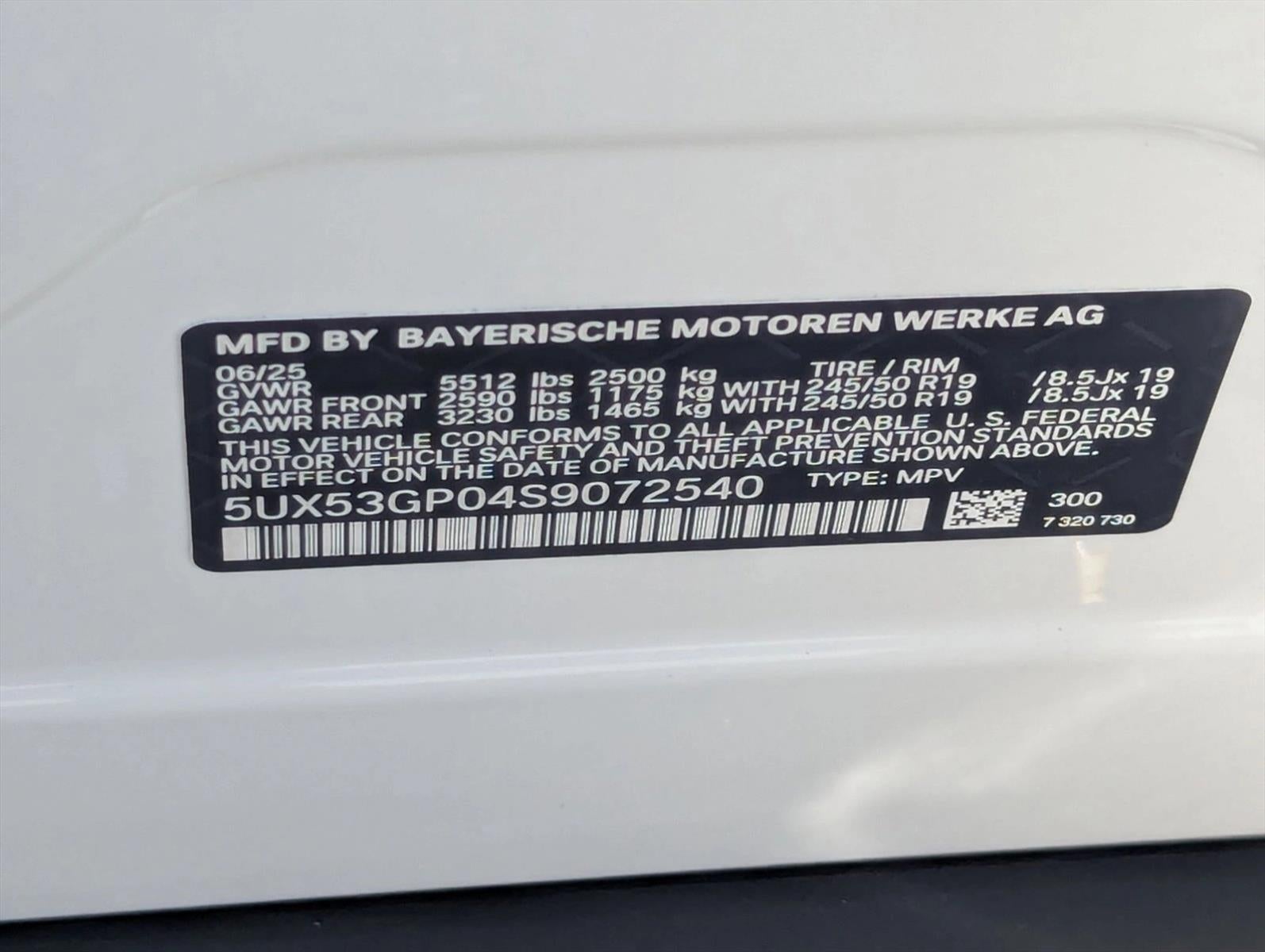 2025 BMW X3 30 xDrive Sports Activity Vehicle