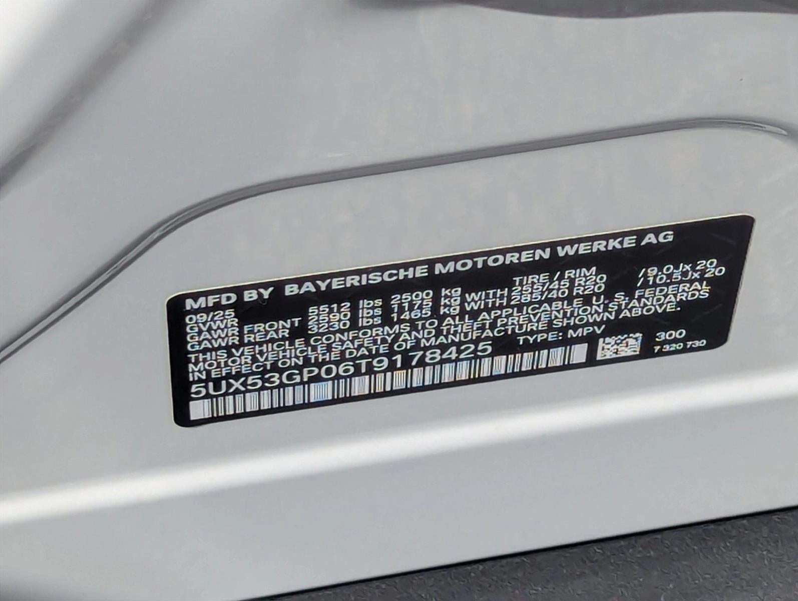 2026 BMW X3 30 xDrive Sports Activity Vehicle