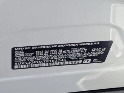 2026 BMW X3 30 xDrive Sports Activity Vehicle