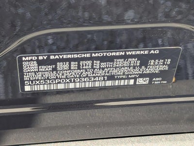 2026 BMW X3 30 xDrive Sports Activity Vehicle