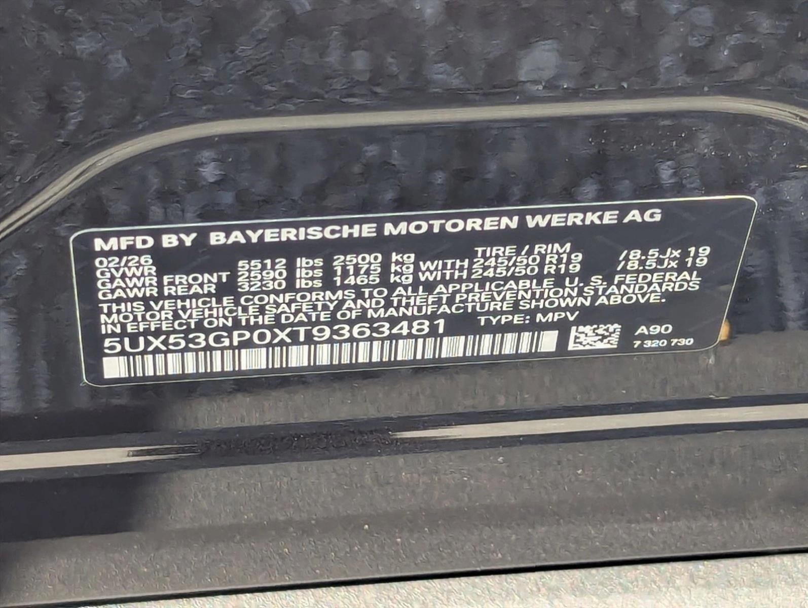 2026 BMW X3 30 xDrive Sports Activity Vehicle