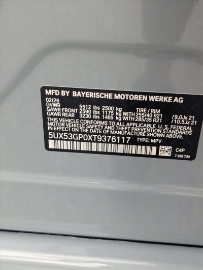 2026 BMW X3 30 xDrive Sports Activity Vehicle