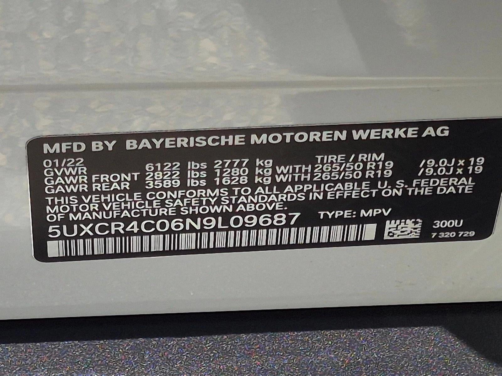 2022 BMW X5 sDrive40i Sports Activity Vehicle