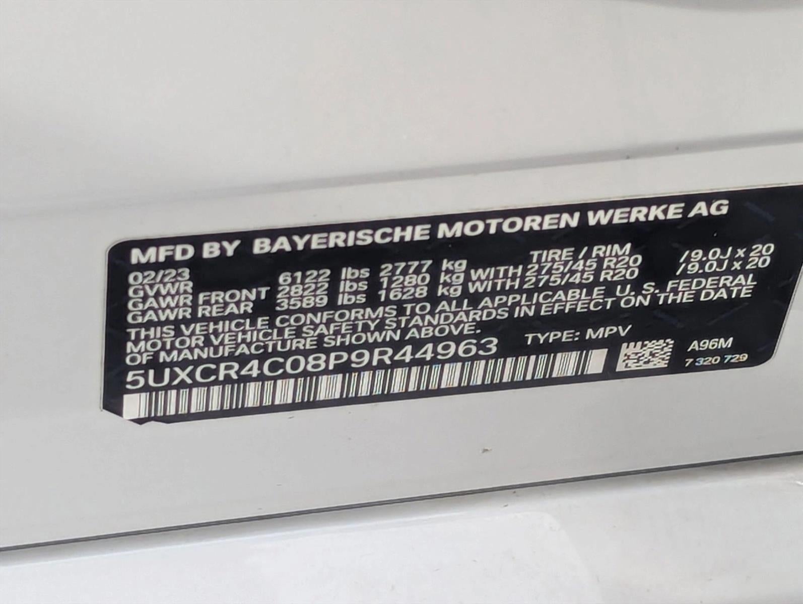 2023 BMW X5 sDrive40i Sports Activity Vehicle