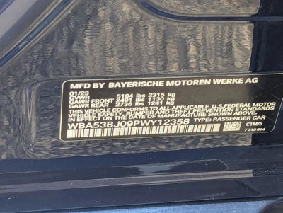 2023 BMW 540i Sedan