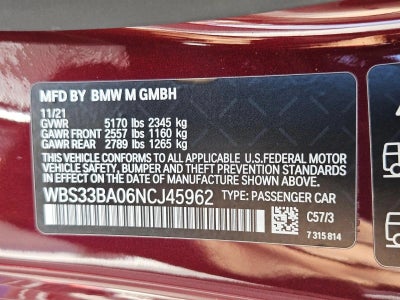 2022 BMW M4 M4 Competition xDrive Convertible