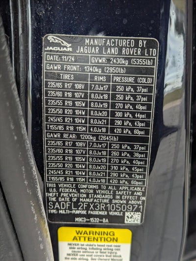 2024 Jaguar E-PACE R-Dynamic SE P250 AWD