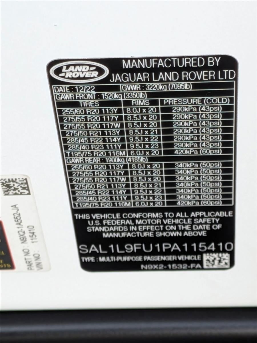 2023 Land Rover Range Rover Sport P400 SE Dynamic