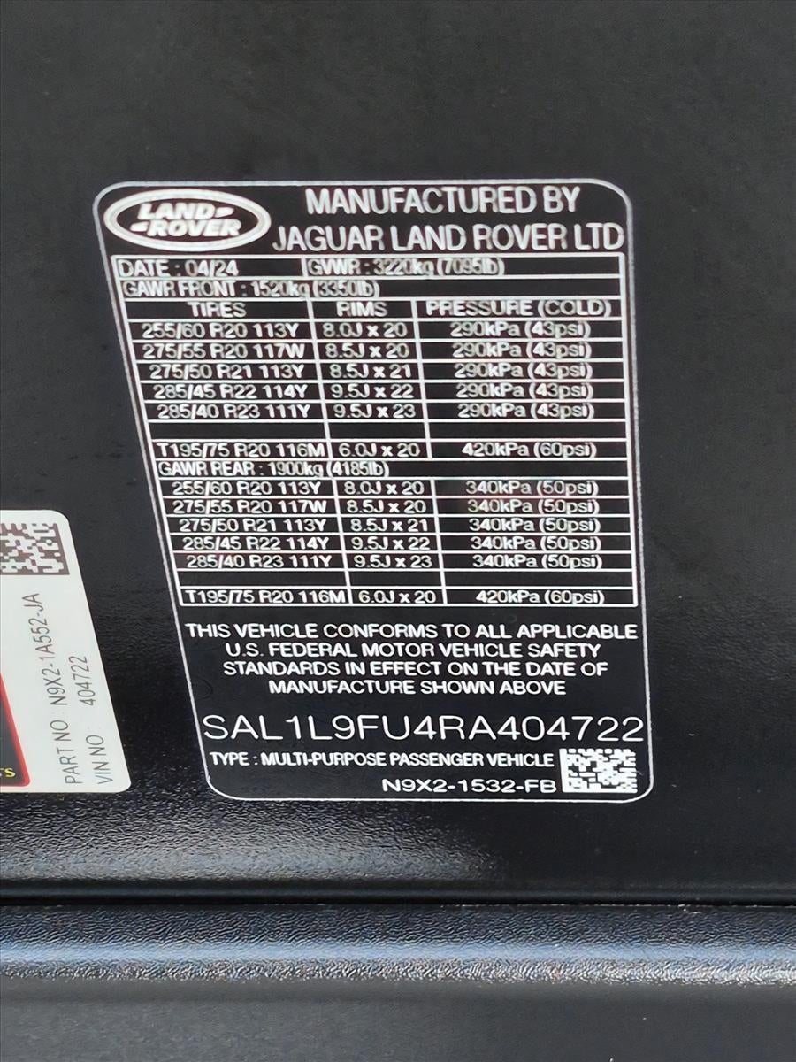 2024 Land Rover Range Rover Sport P400 Dynamic SE