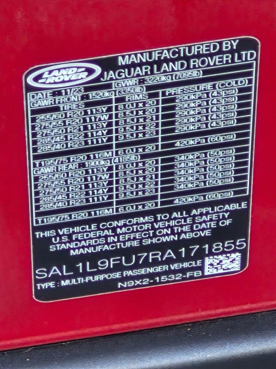 2024 Land Rover Range Rover Sport P400 Dynamic SE