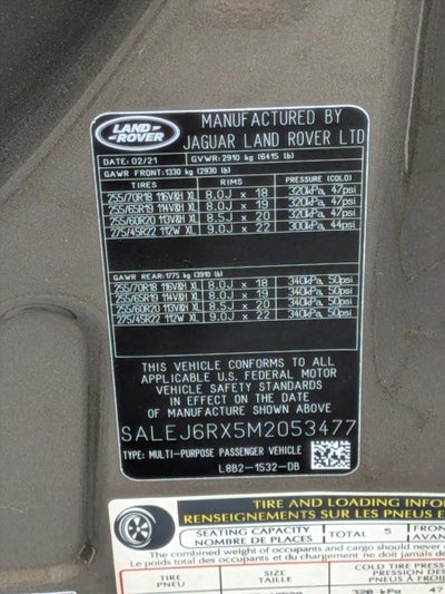 2021 Land Rover Defender 90 S AWD