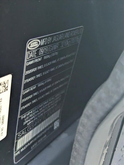 2020 Land Rover Range Rover PHEV HSE