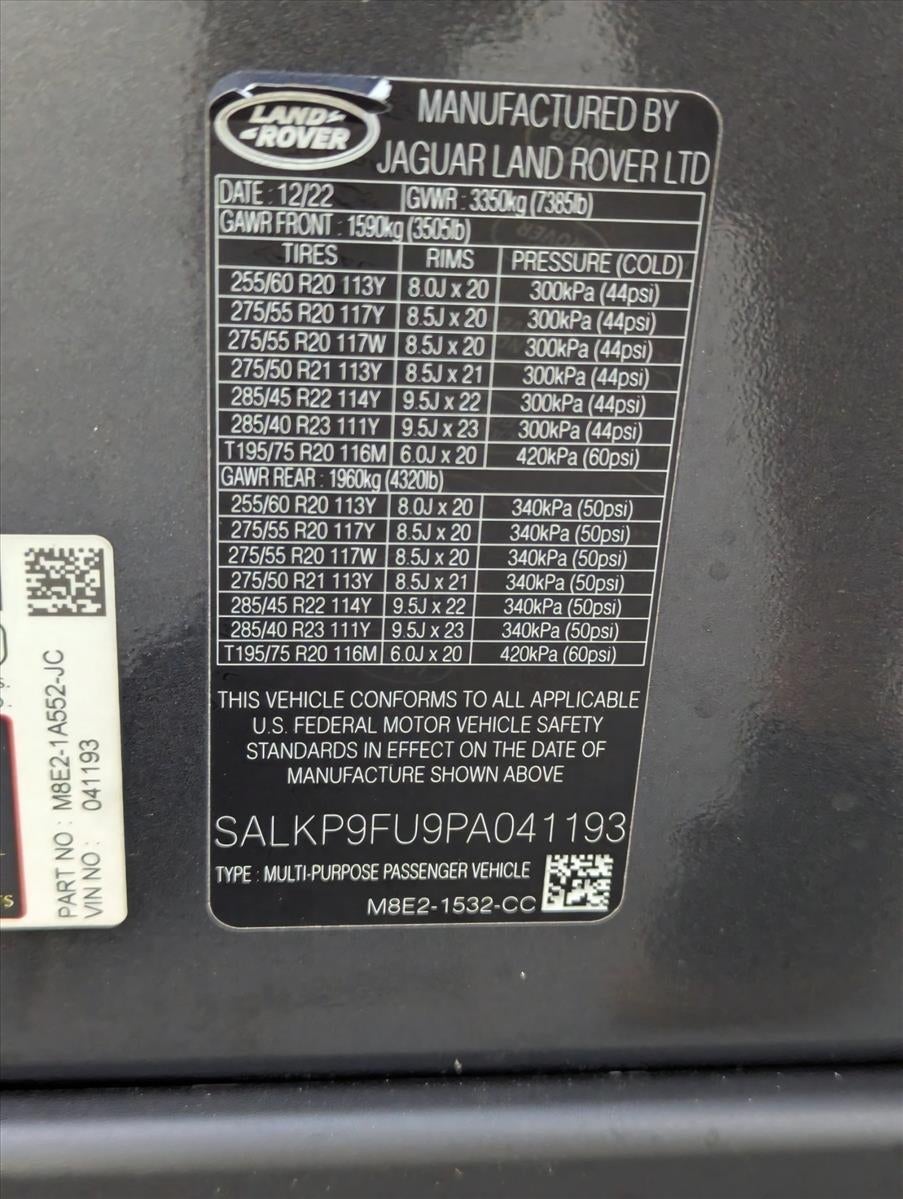 2023 Land Rover Range Rover P400 SE SWB