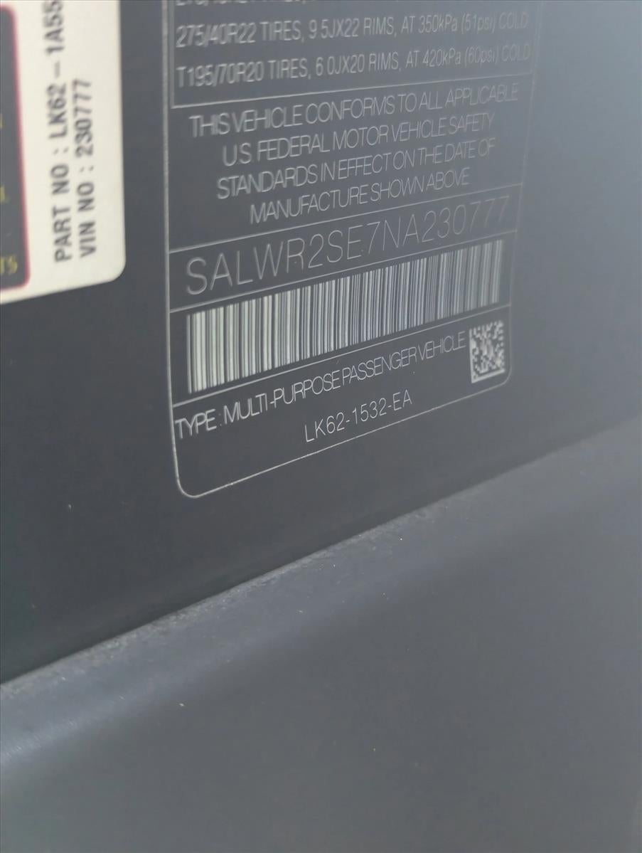 2022 Land Rover Range Rover Sport V8 Supercharged HSE Dynamic