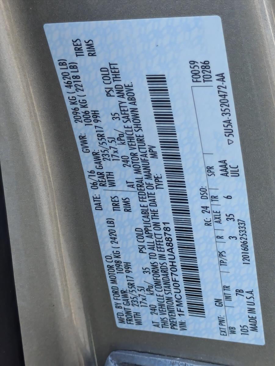 2017 Ford Escape S FWD