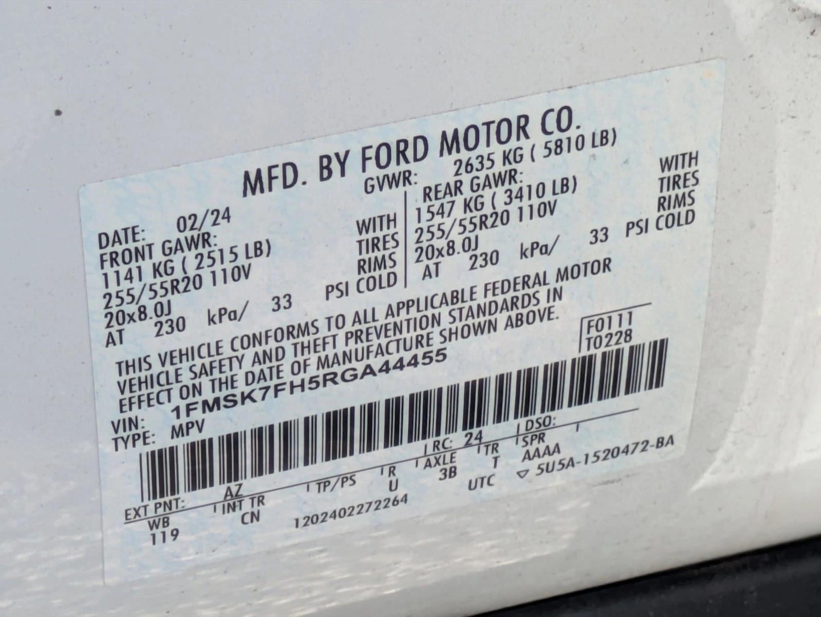 2024 Ford Explorer Limited RWD