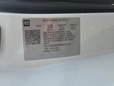 2024 Chevrolet Corvette Stingray Convertible 2LT