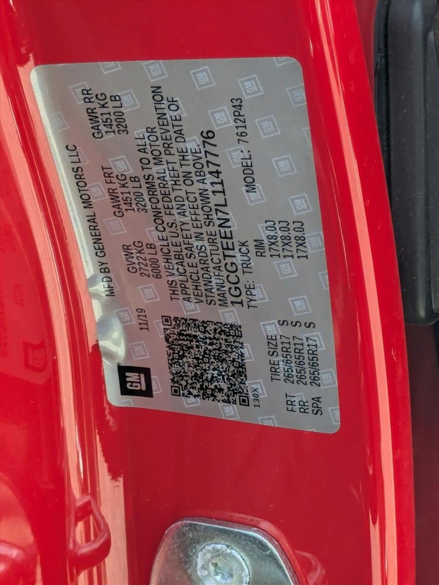 2020 Chevrolet Colorado Crew Cab Short Box 4-Wheel Drive ZR2
