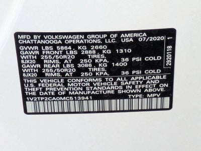 2021 Volkswagen Atlas 2.0T SEL Premium 4MOTION *Ltd Avail*