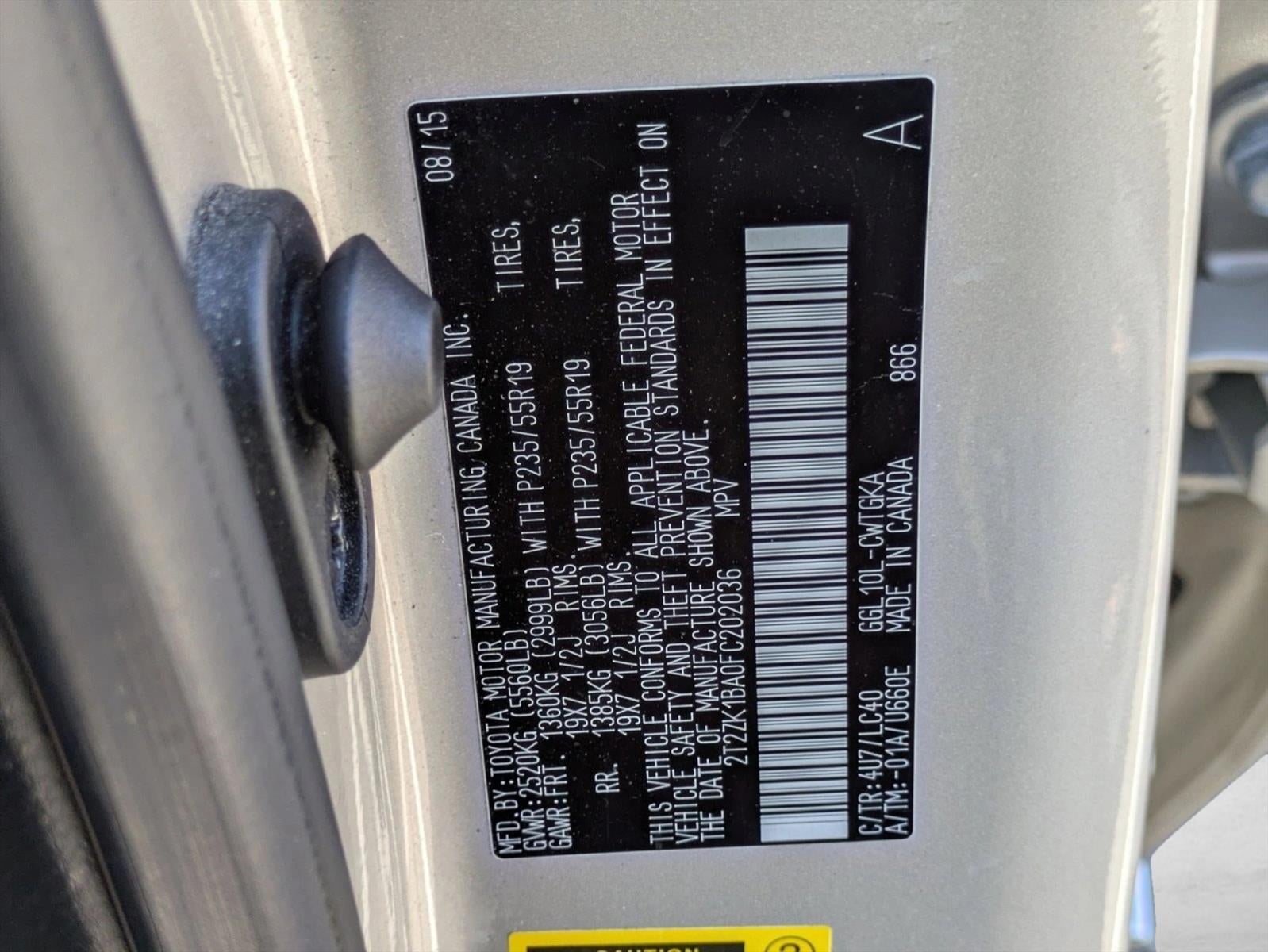 2015 Lexus RX 350 FWD 4dr