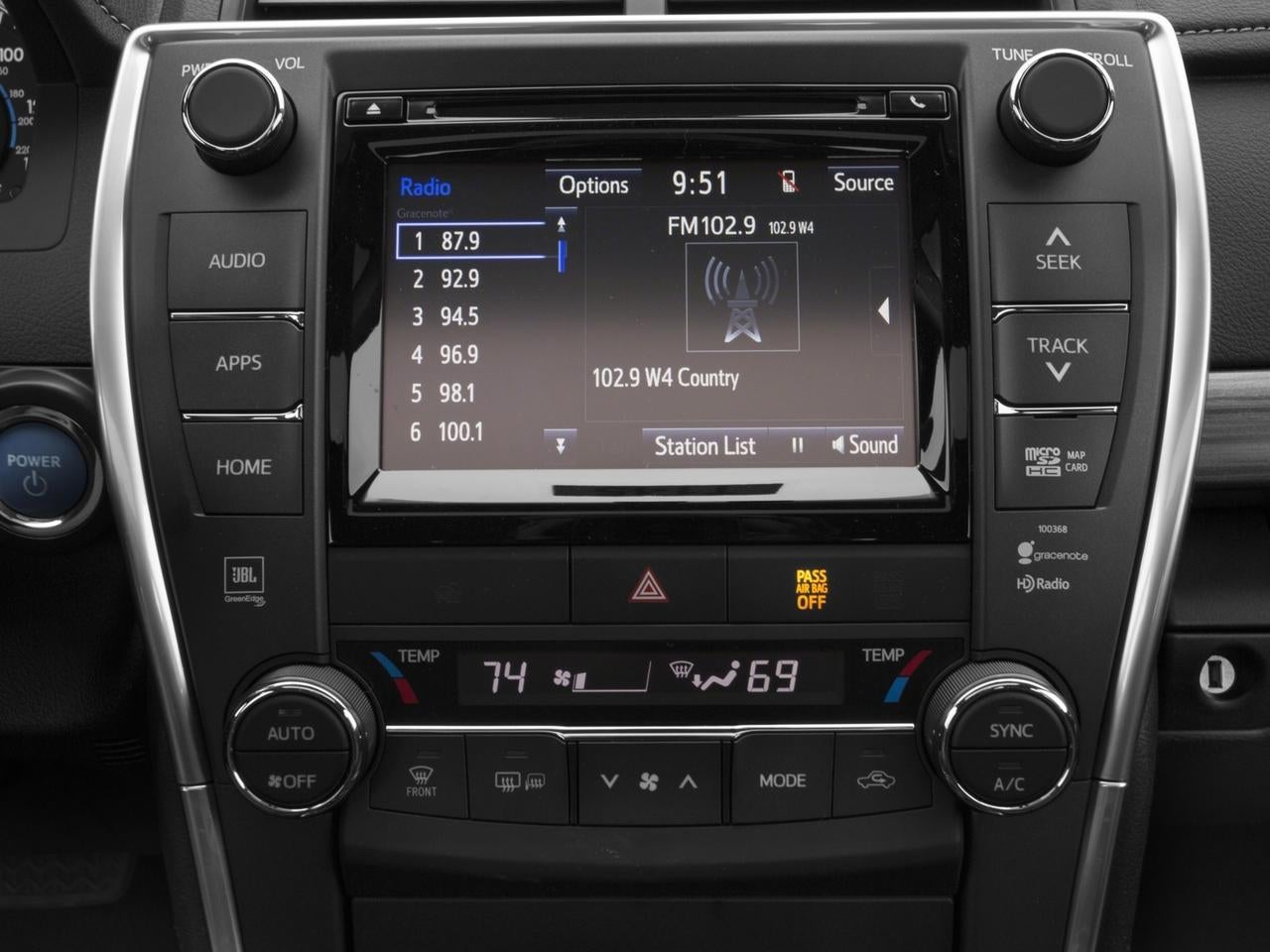 2017 Toyota Camry Hybrid XLE CVT (Natl)
