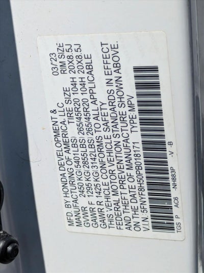 2023 Honda Passport EX-L AWD