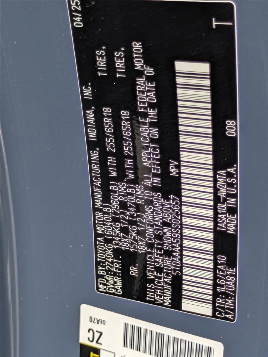 2025 Toyota Grand Highlander XLE FWD (Natl)