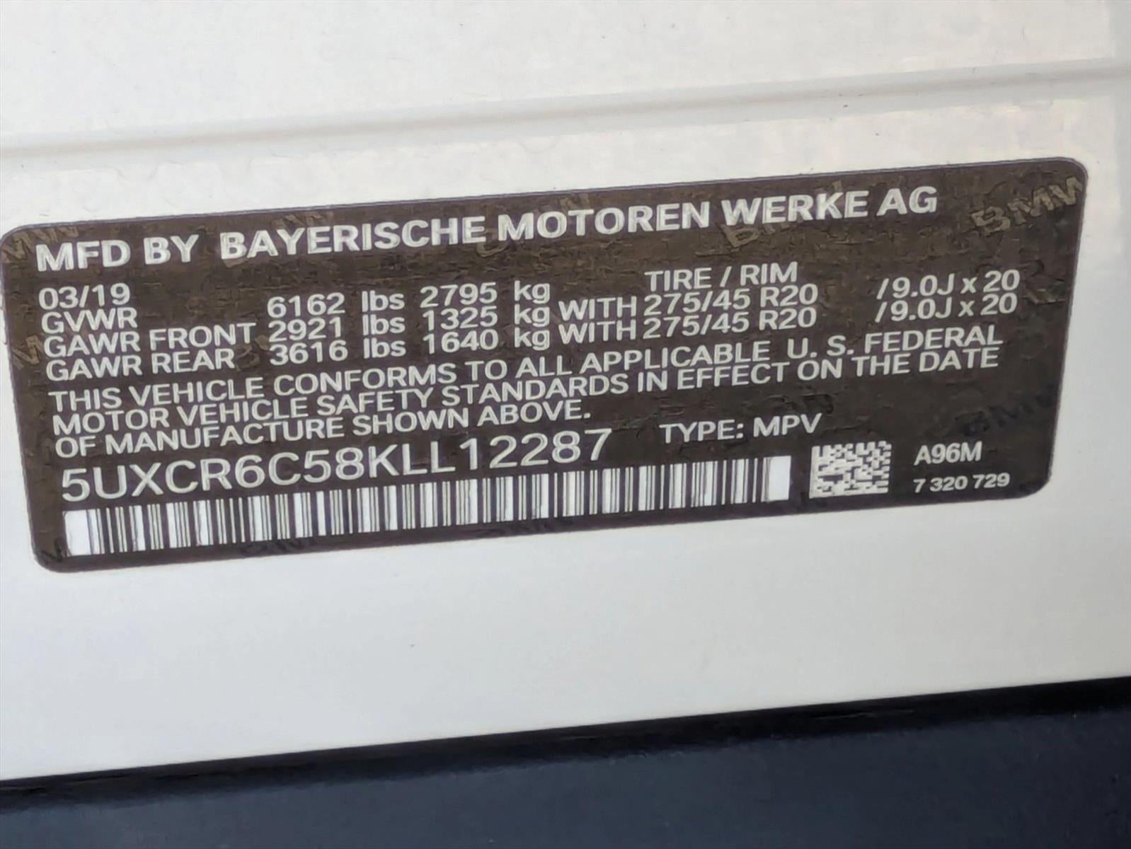 2019 BMW X5 xDrive40i Sports Activity Vehicle
