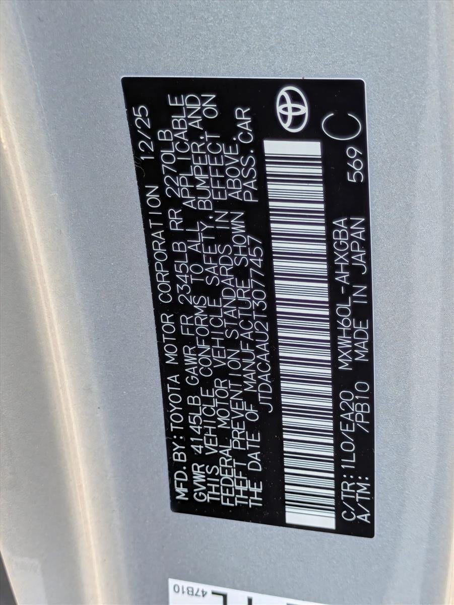 2026 Toyota Prius XLE (Natl)