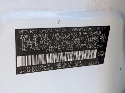 2017 Lexus IS 350 F Sport RWD