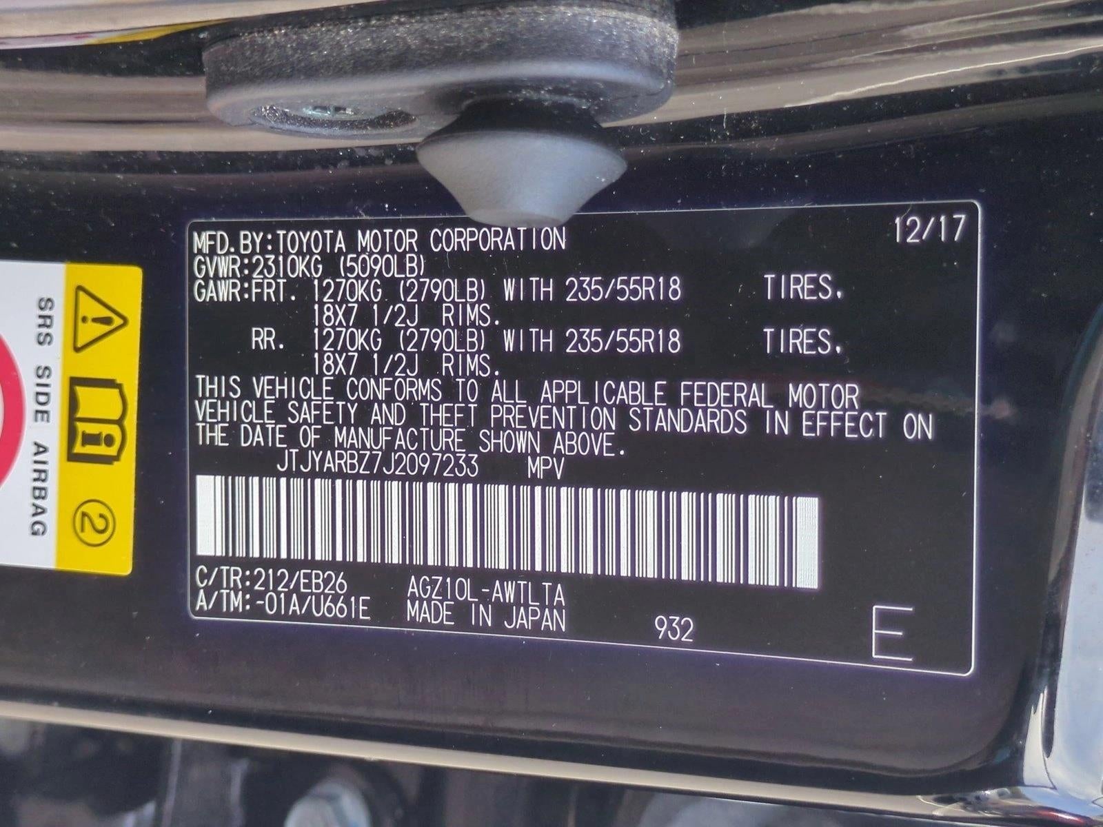 2018 Lexus NX 300 F Sport FWD