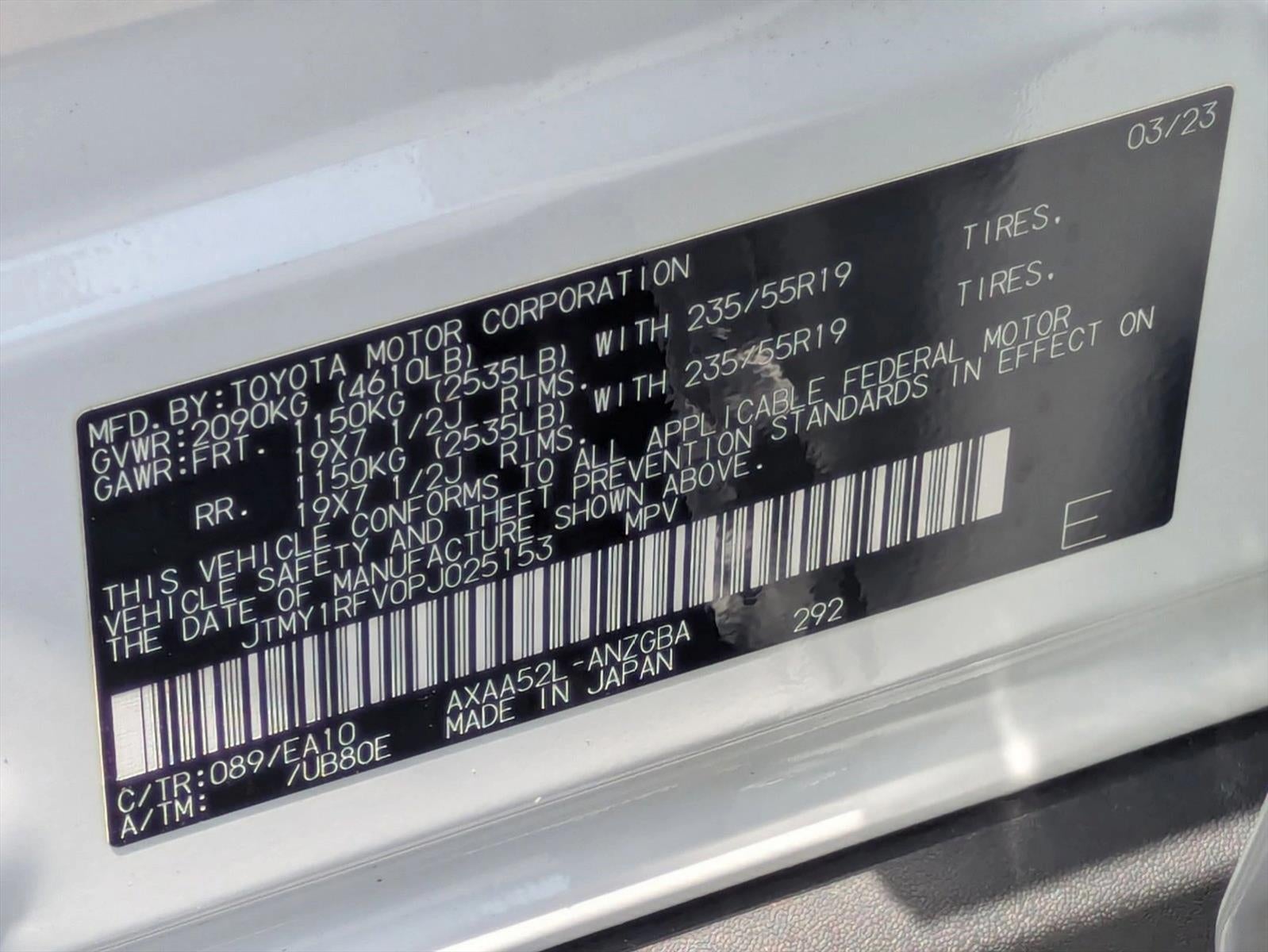 2023 Toyota RAV4 Limited FWD (Natl)