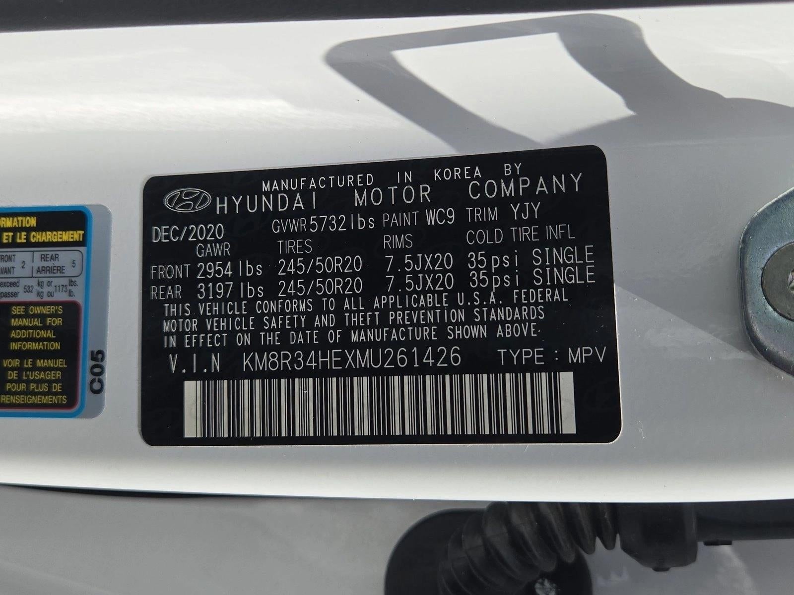 2021 Hyundai PALISADE SEL FWD