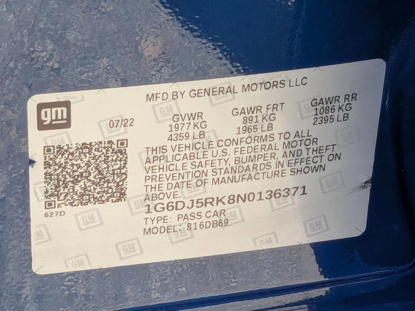 2022 Cadillac CT4 4dr Sdn Luxury