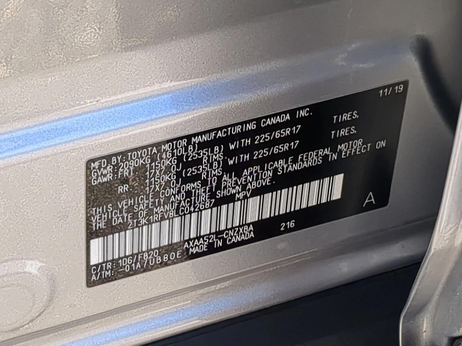 2020 Toyota RAV4 LE FWD (GS)