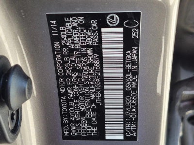 2015 Lexus ES 350 4dr Sdn