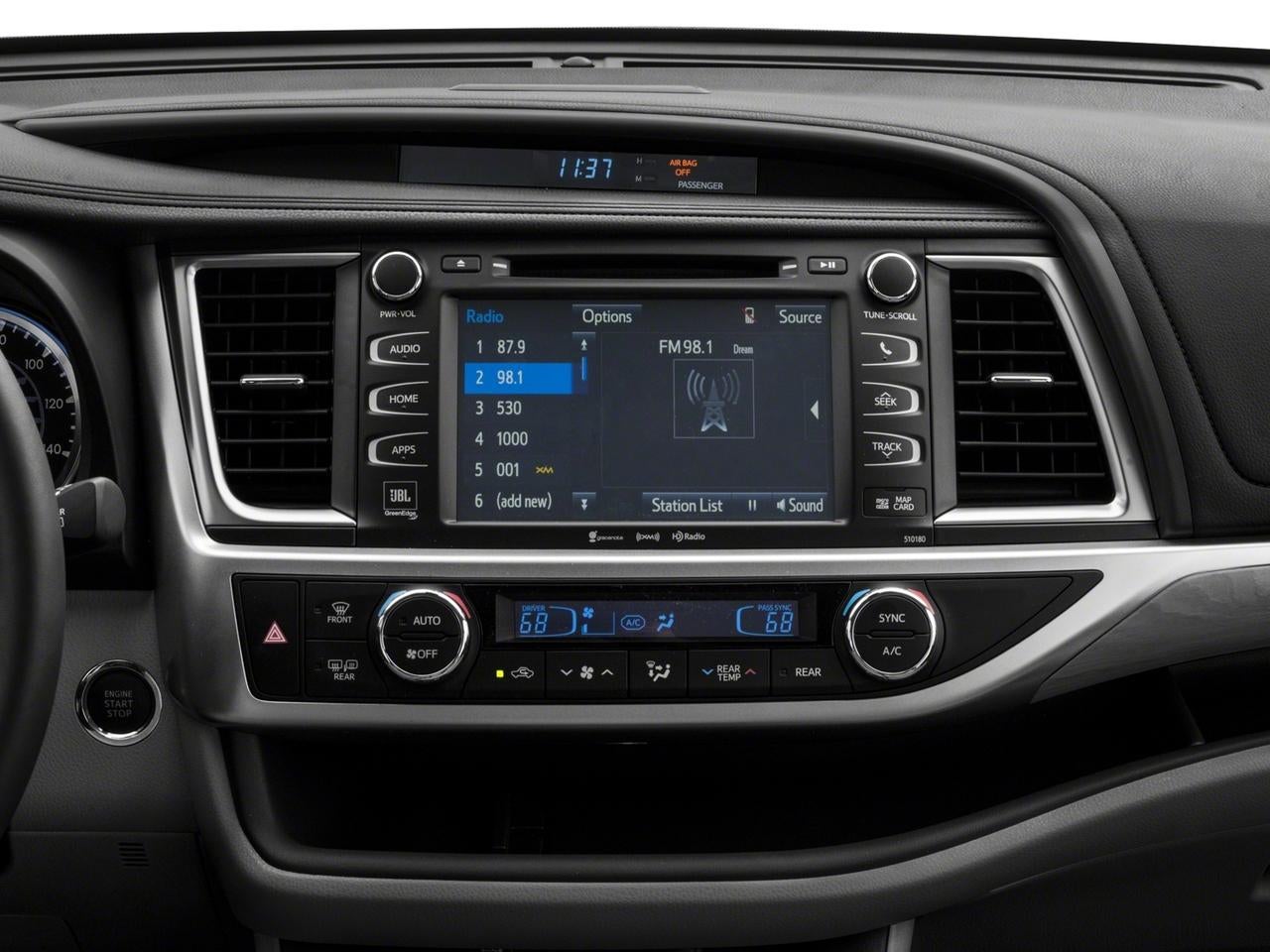 2017 Toyota Highlander Limited Platinum V6 FWD (Natl)