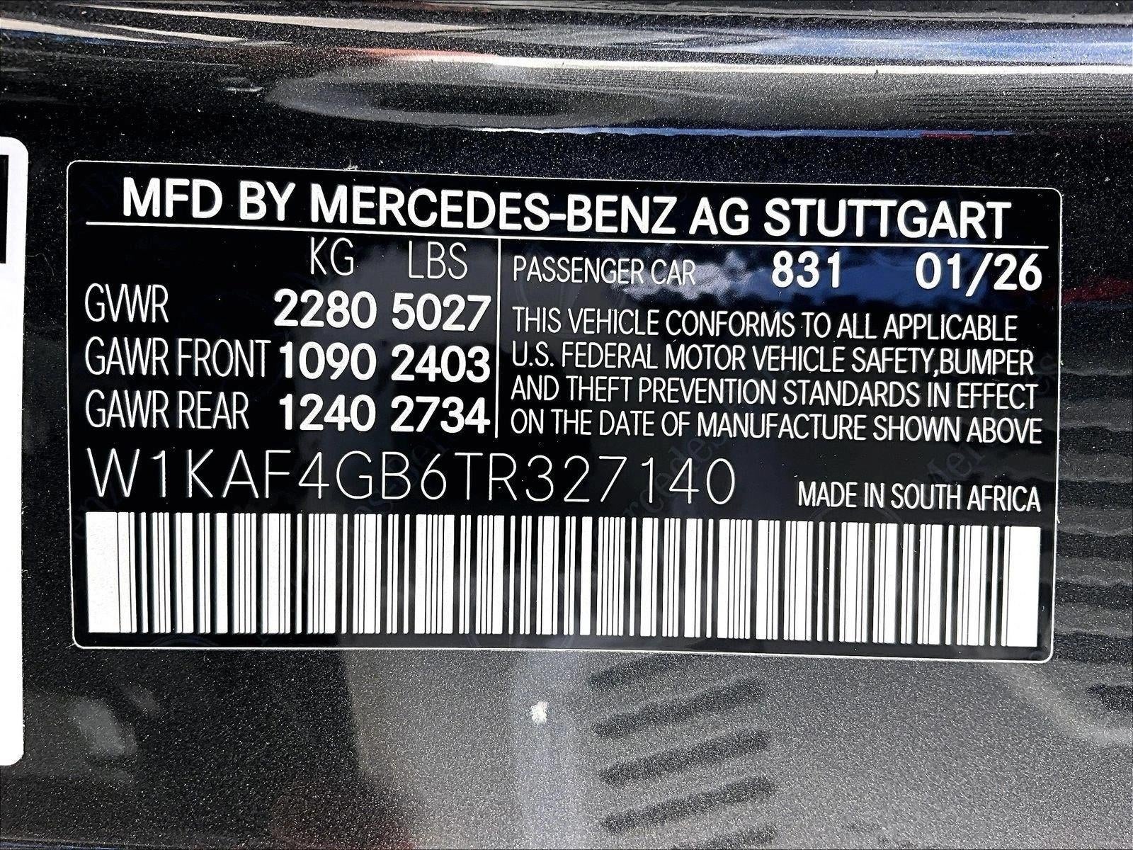 2026 Mercedes-Benz C-Class C 300 Sedan