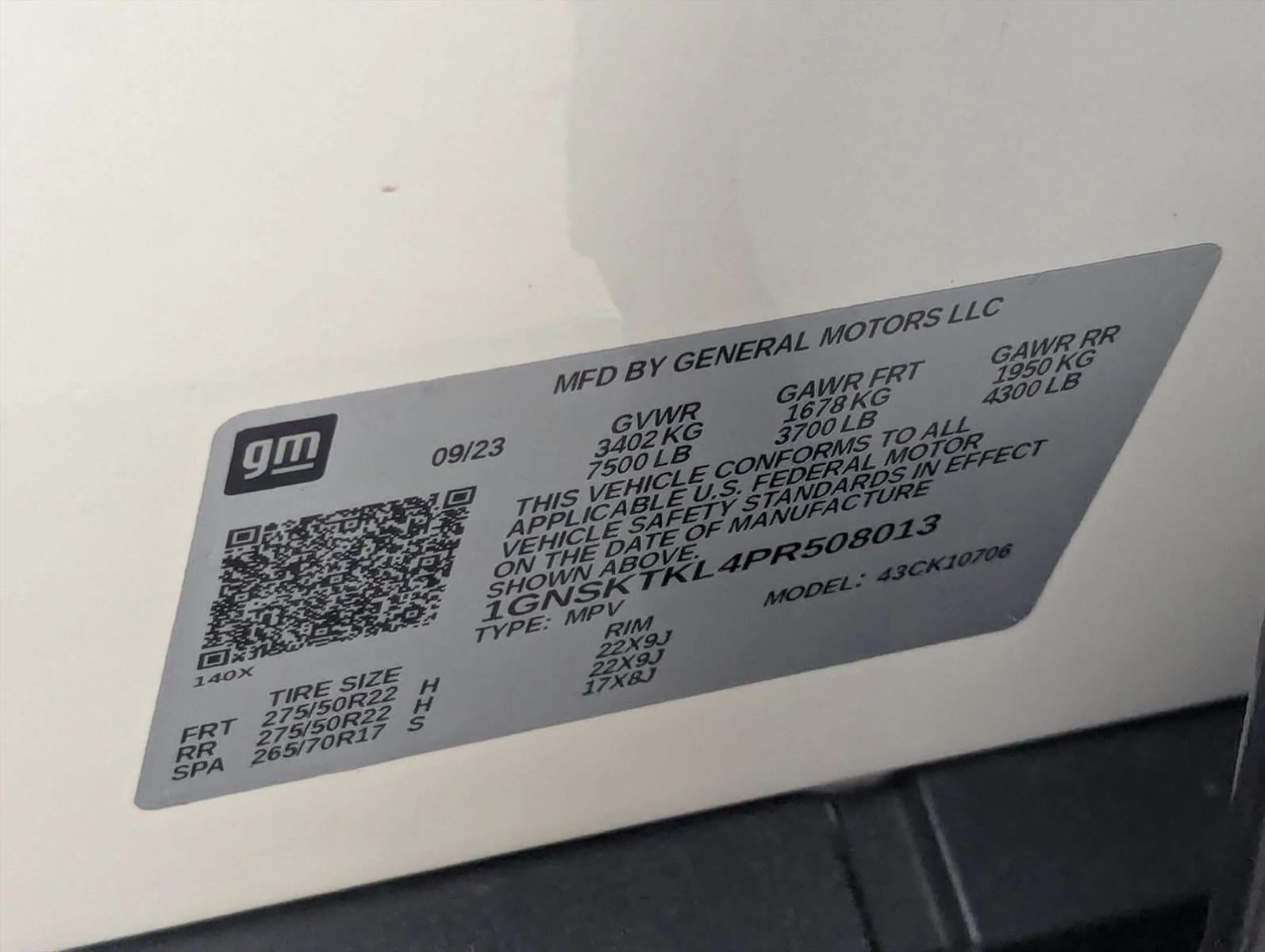 2023 Chevrolet Tahoe 4WD High Country