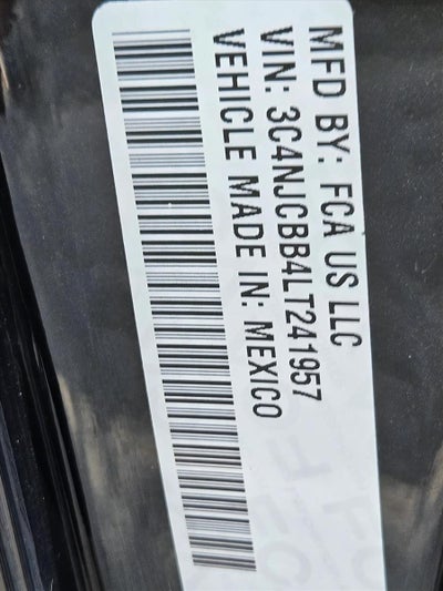 2020 Jeep Compass Latitude w/Sun/Safety Pkg FWD