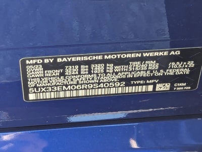 2024 BMW X7 M60i Sports Activity Vehicle