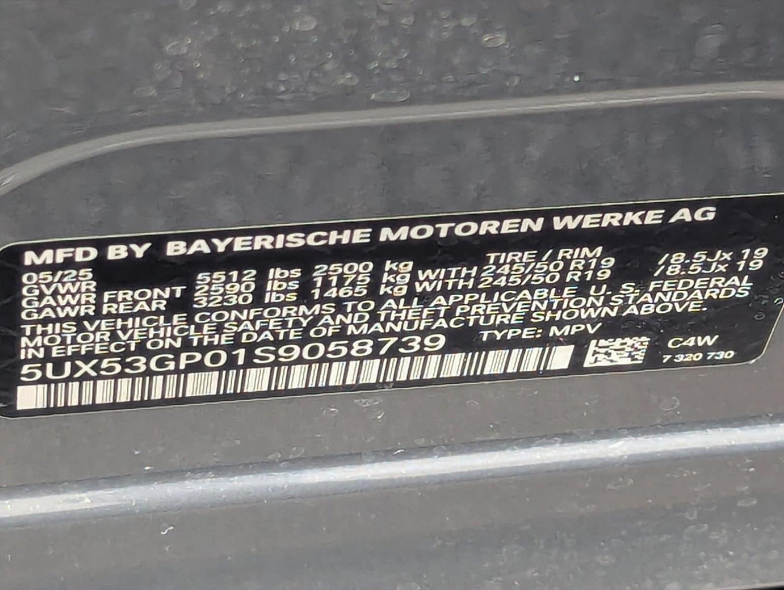 2025 BMW X3 30 xDrive Sports Activity Vehicle