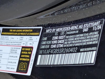 2025 Mercedes-Benz C-Class C 300 Sedan