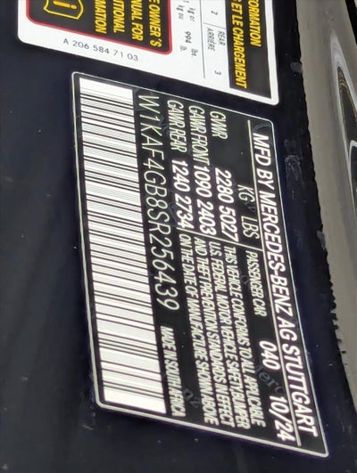 2025 Mercedes-Benz C-Class C 300 Sedan