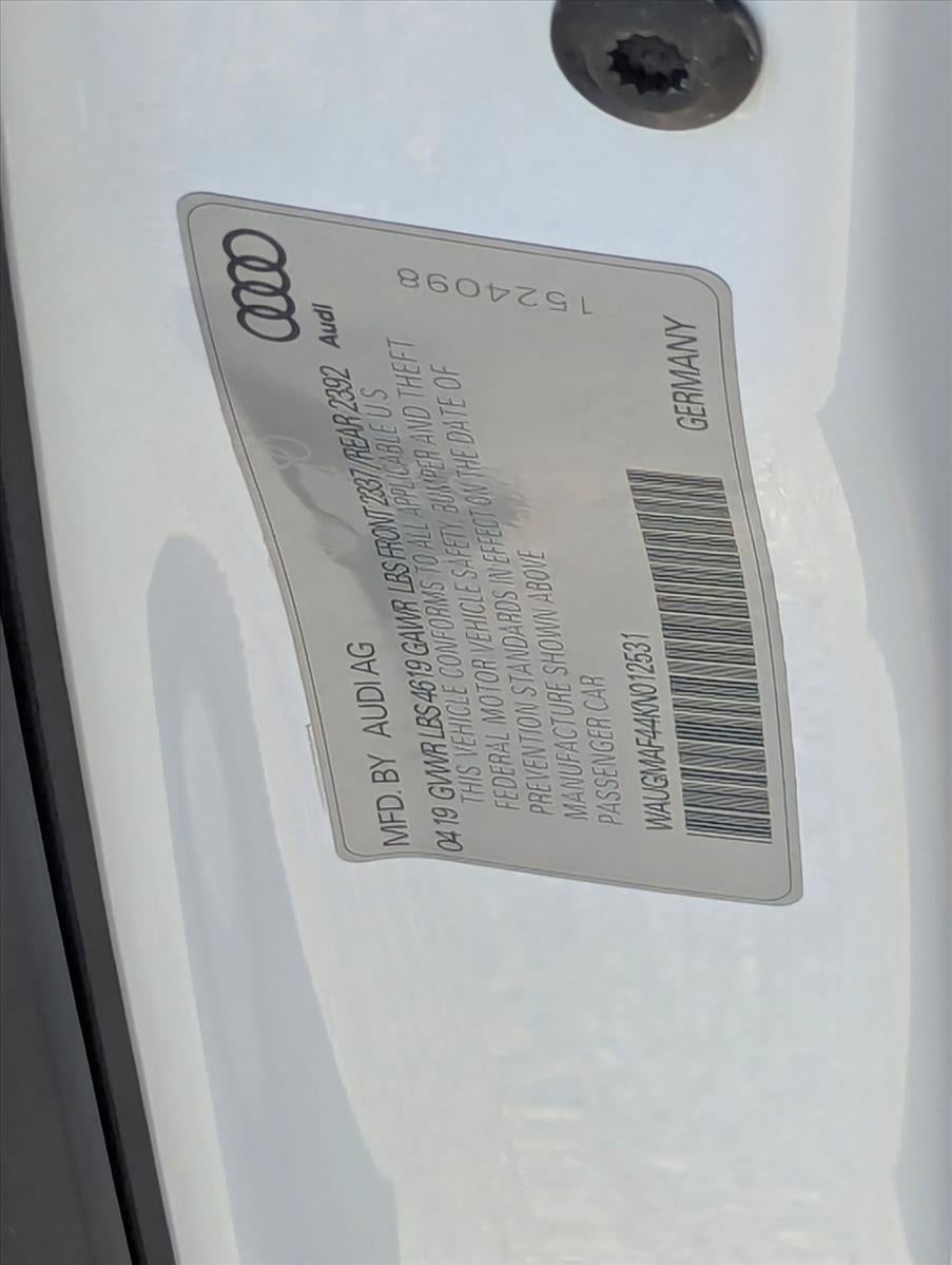 2019 Audi A4 Premium 40 TFSI